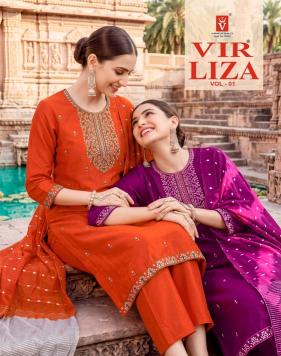 Vir liza vol 1 western kurtis wholesale